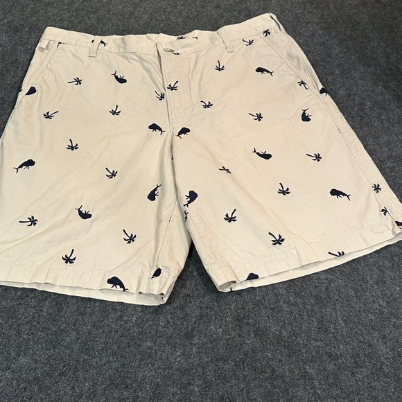 Mens PFG Columbia Dolphin / Palm Tree design 36W /10L C9 - Picture 2 of 5